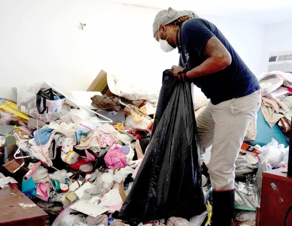 hoarding cleanup